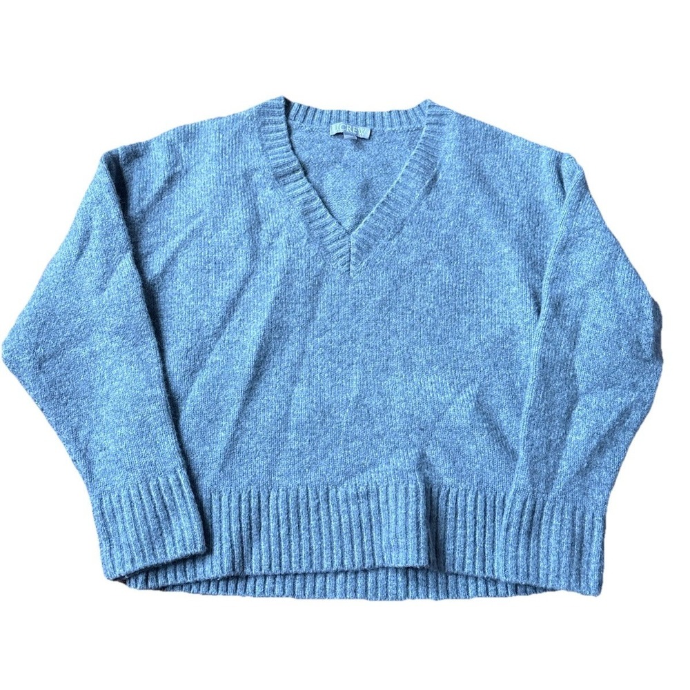 J. Crew Merino Wool Womens Minimalist‎ Sweater Gray Size Small